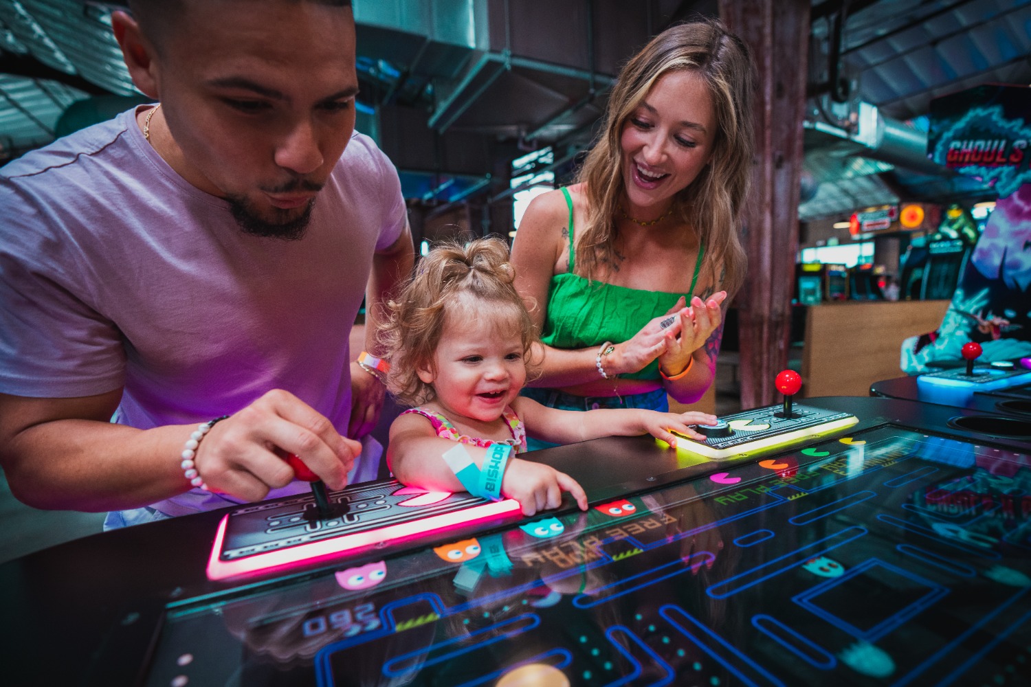 Cidercade Dallas Facebook ad: The Best Family Activity in Dallas - Cidercade