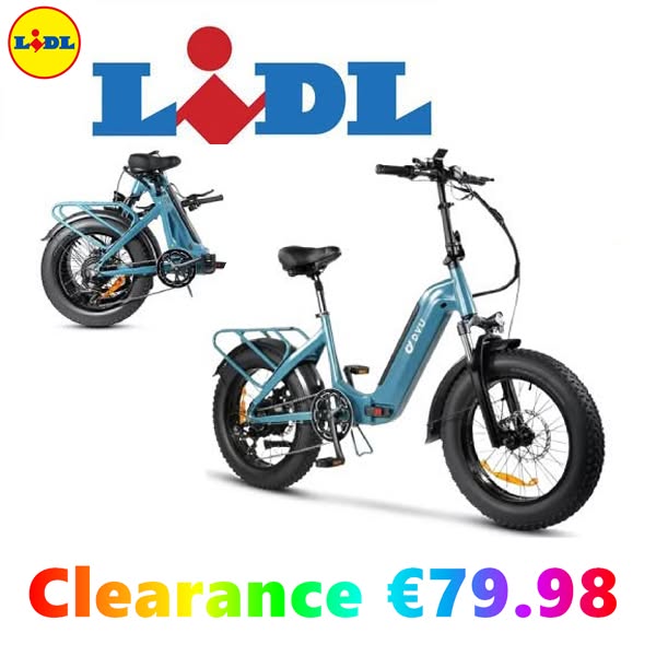 Online EU Shop Facebook ad: Electric Bicycle Mega Sale!