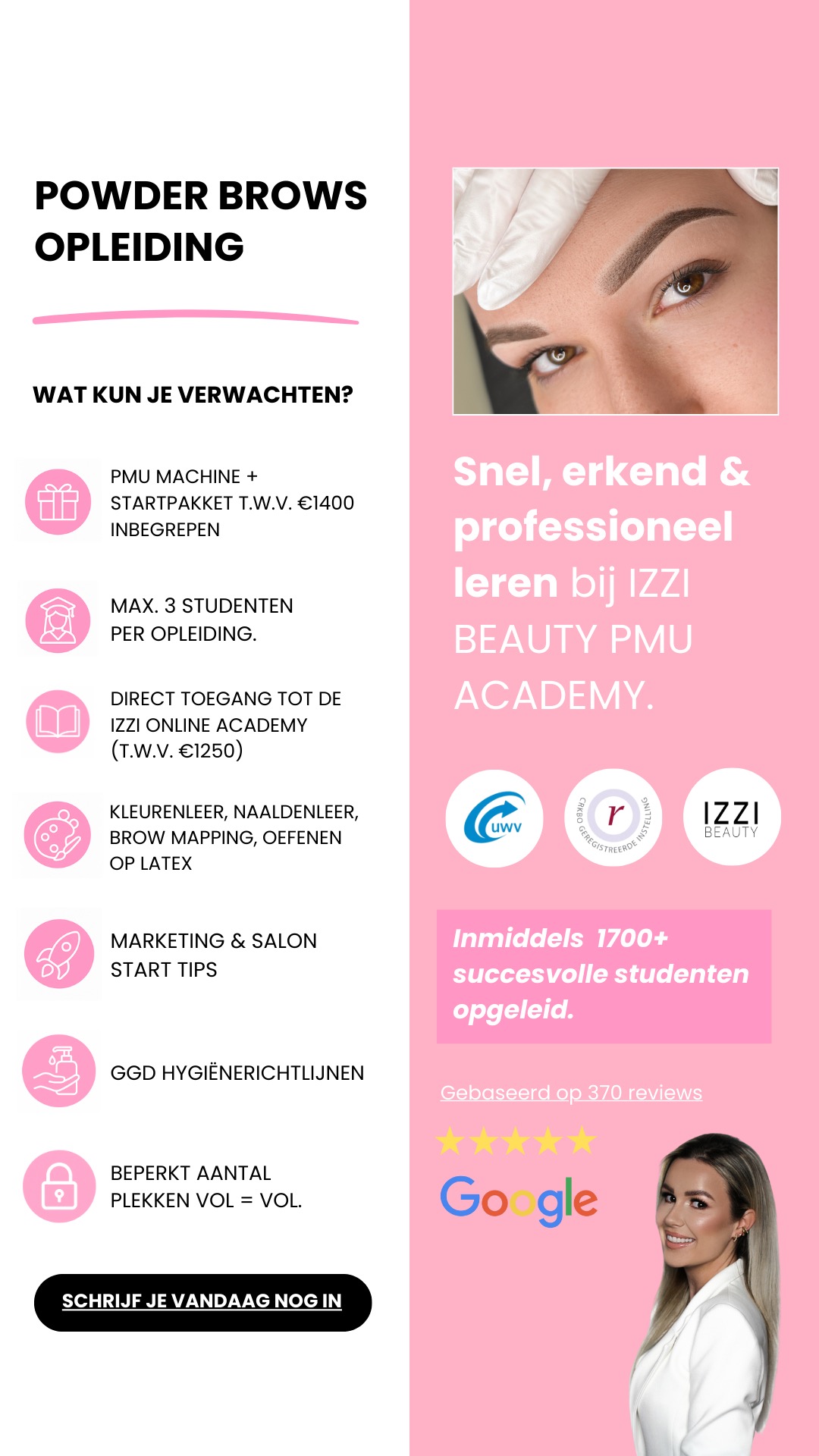 IZZI Brows Facebook ad