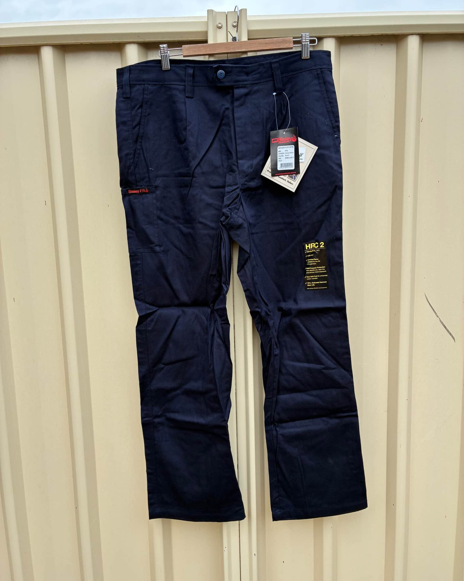 Angus Butterfield Facebook ad: Bisley Navy Work Pant - Fire Resistant - Size 97