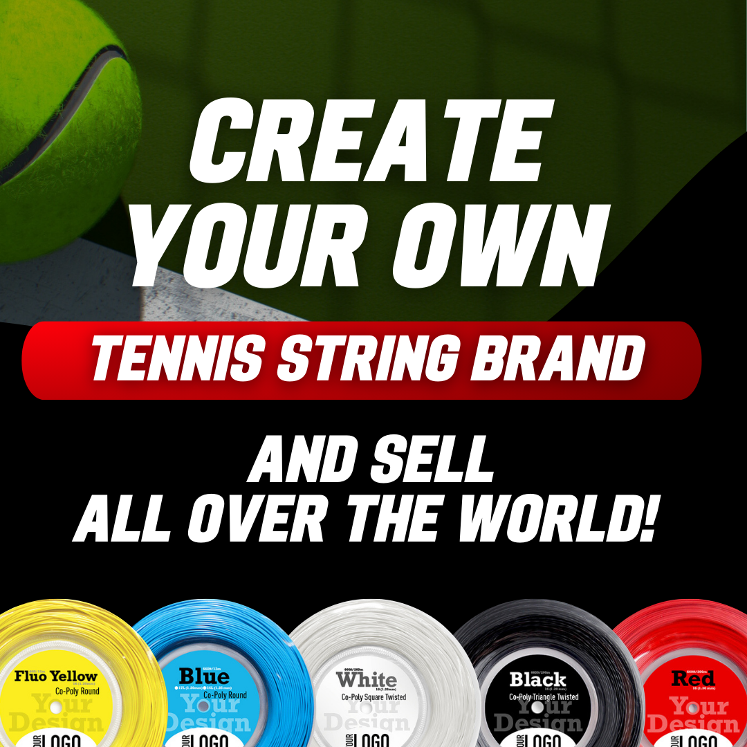 String Tech Pro Facebook ad: String Tech Pro - Create Your Own Branded Tennis Strings