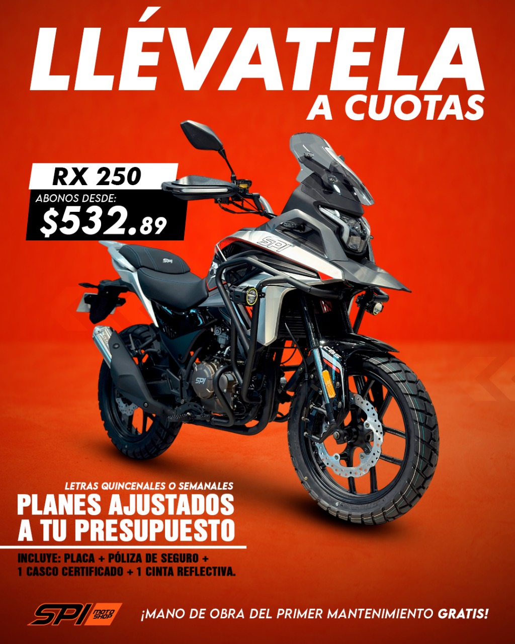 SPI MOTO SHOP Facebook ad