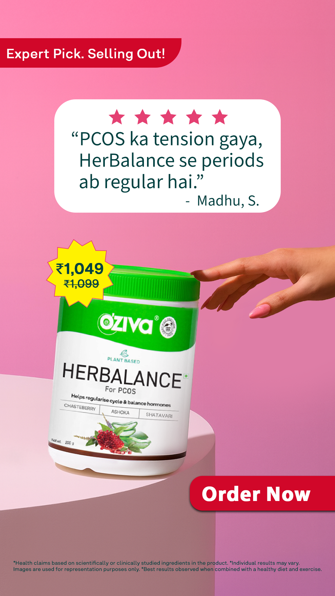 OZiva Facebook ad