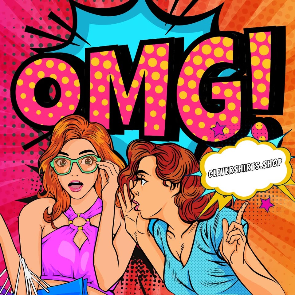 All the World's a Shirt Facebook ad: OMG, have you heard?!