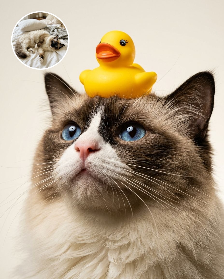 Pen & Paw Facebook ad: Cat portraits just launched at Pen & Paw.