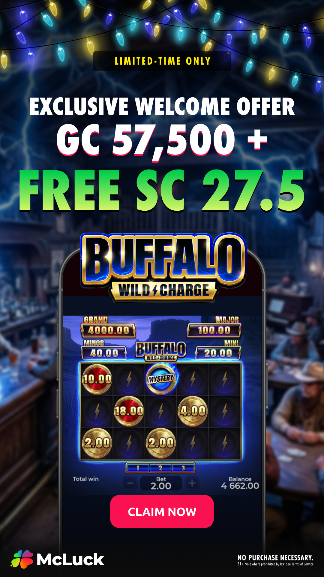 McLuck.com Facebook ad