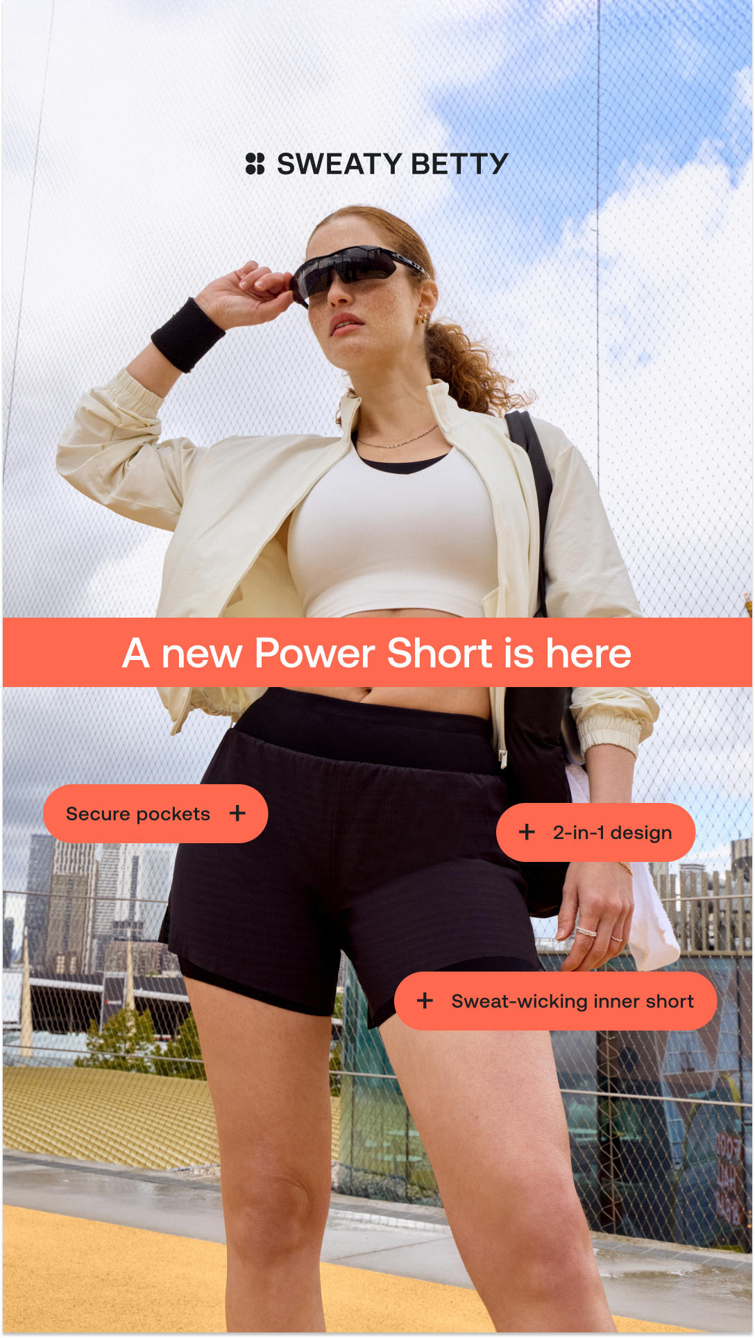 Sweaty Betty Facebook ad