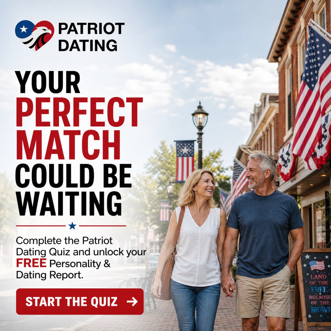 Patriot Merch Facebook ad: Built for Real Patriots