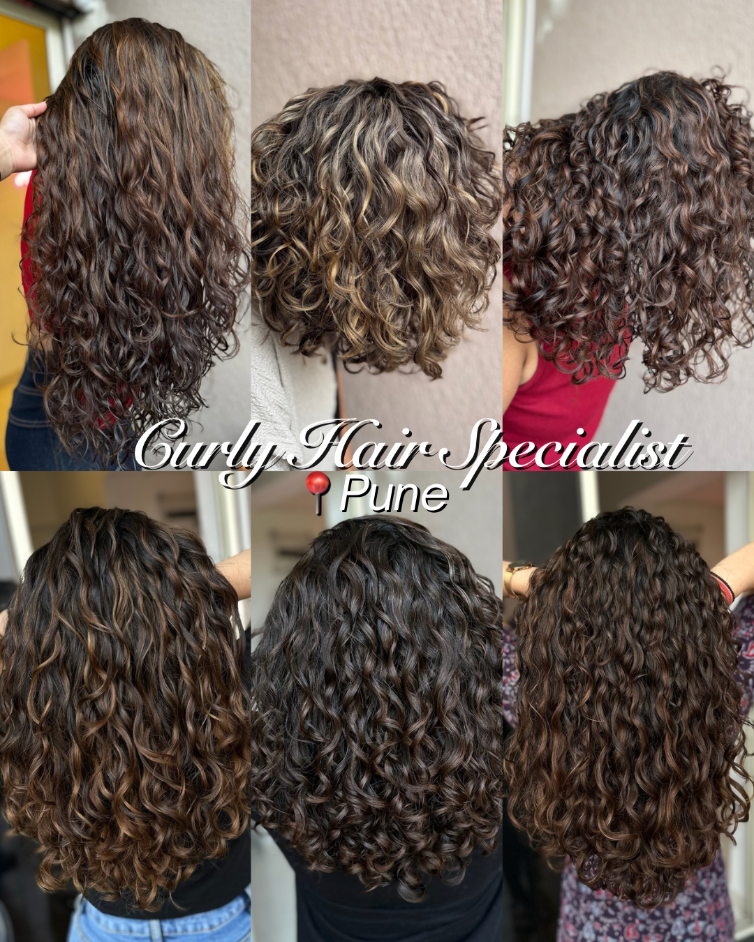 Alchemic Beauty Studio Facebook ad: Pune’s New Curly Hair Salon, Book Your Transformation!