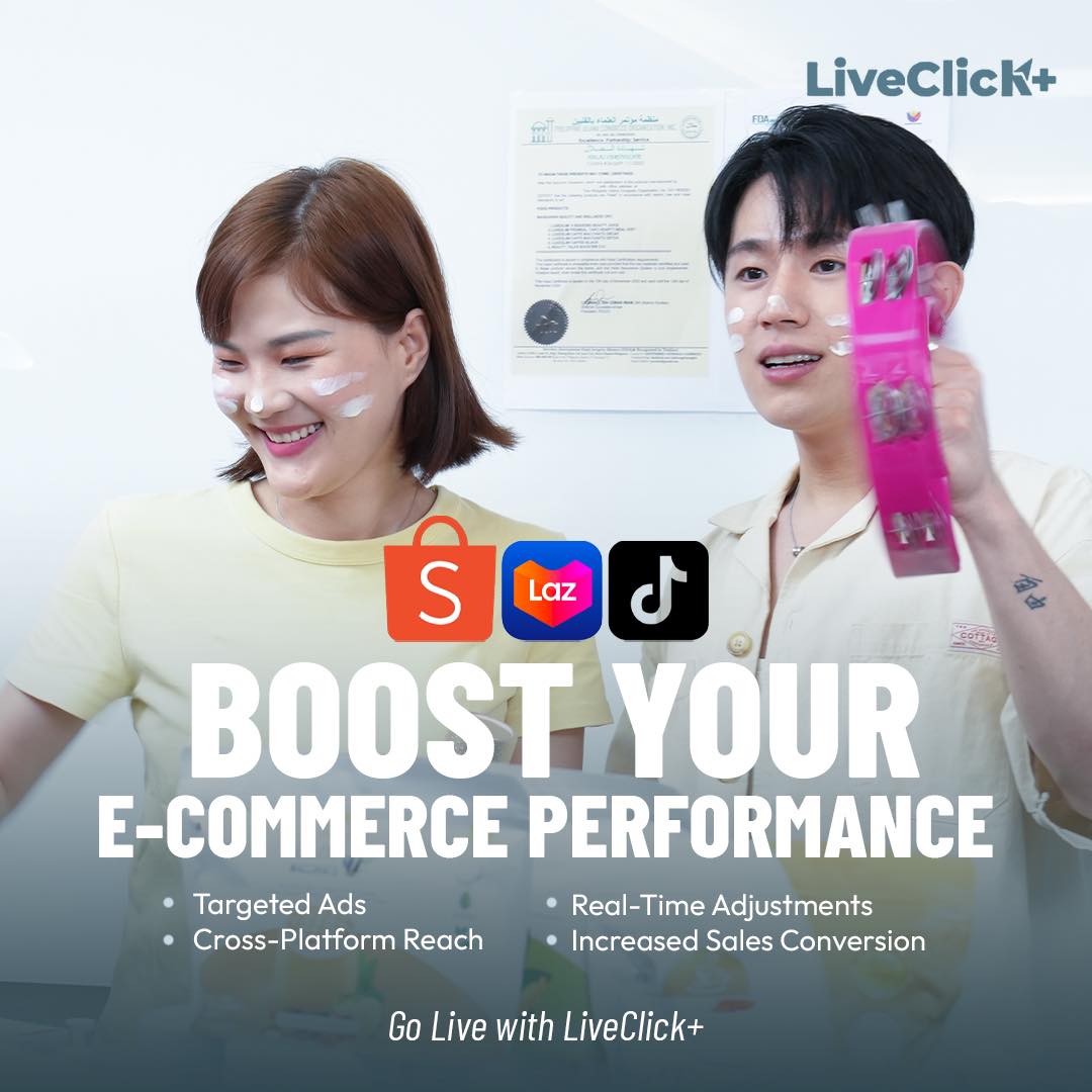 LiveClick+  Facebook ad