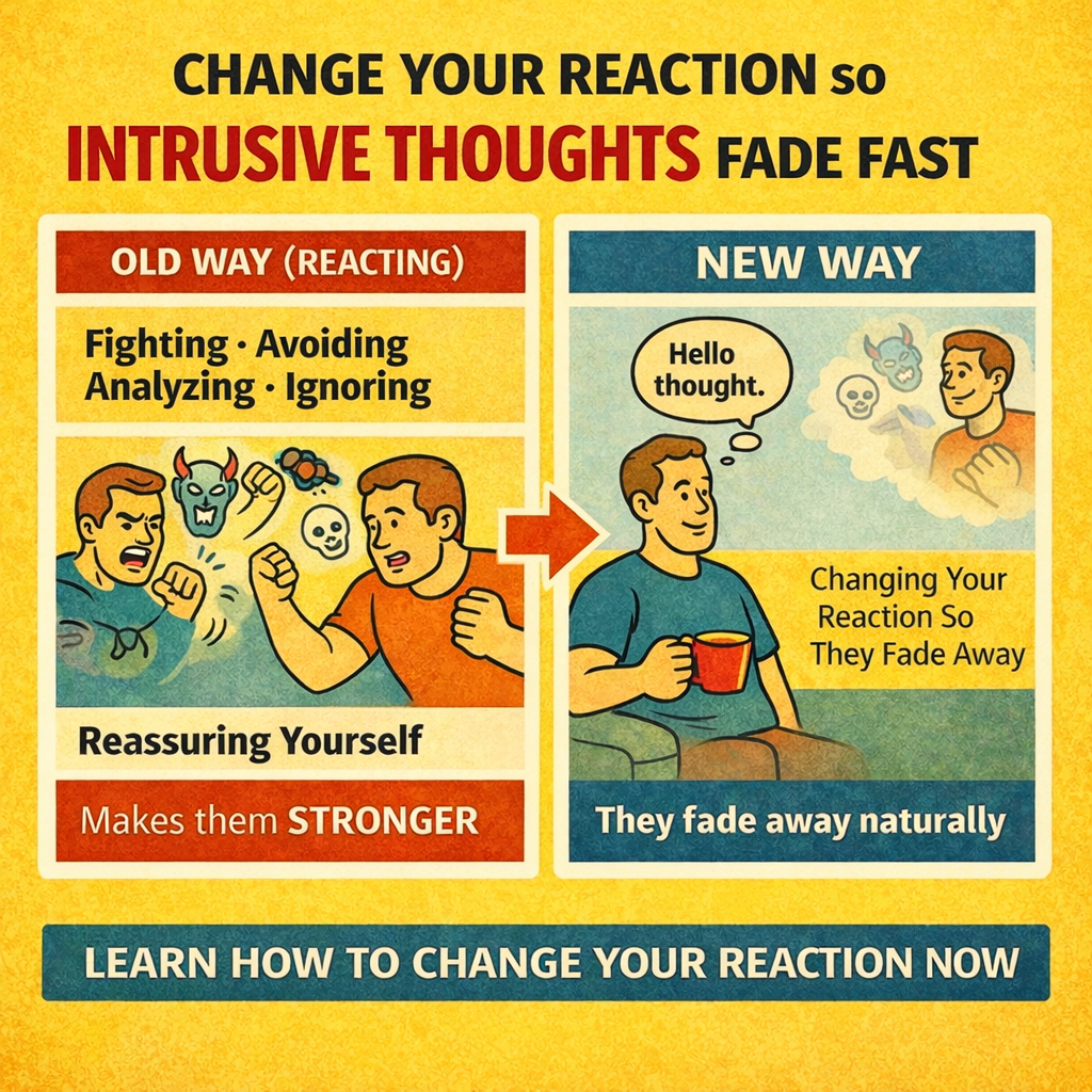 Ever Calm Mind Facebook ad: CHANGE YOUR REACTION