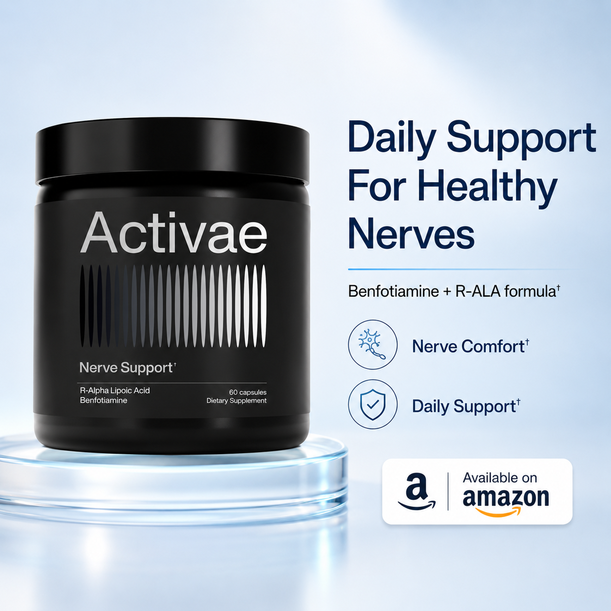 Activae Facebook ad: Nerve Support. Neurologist Formulated.