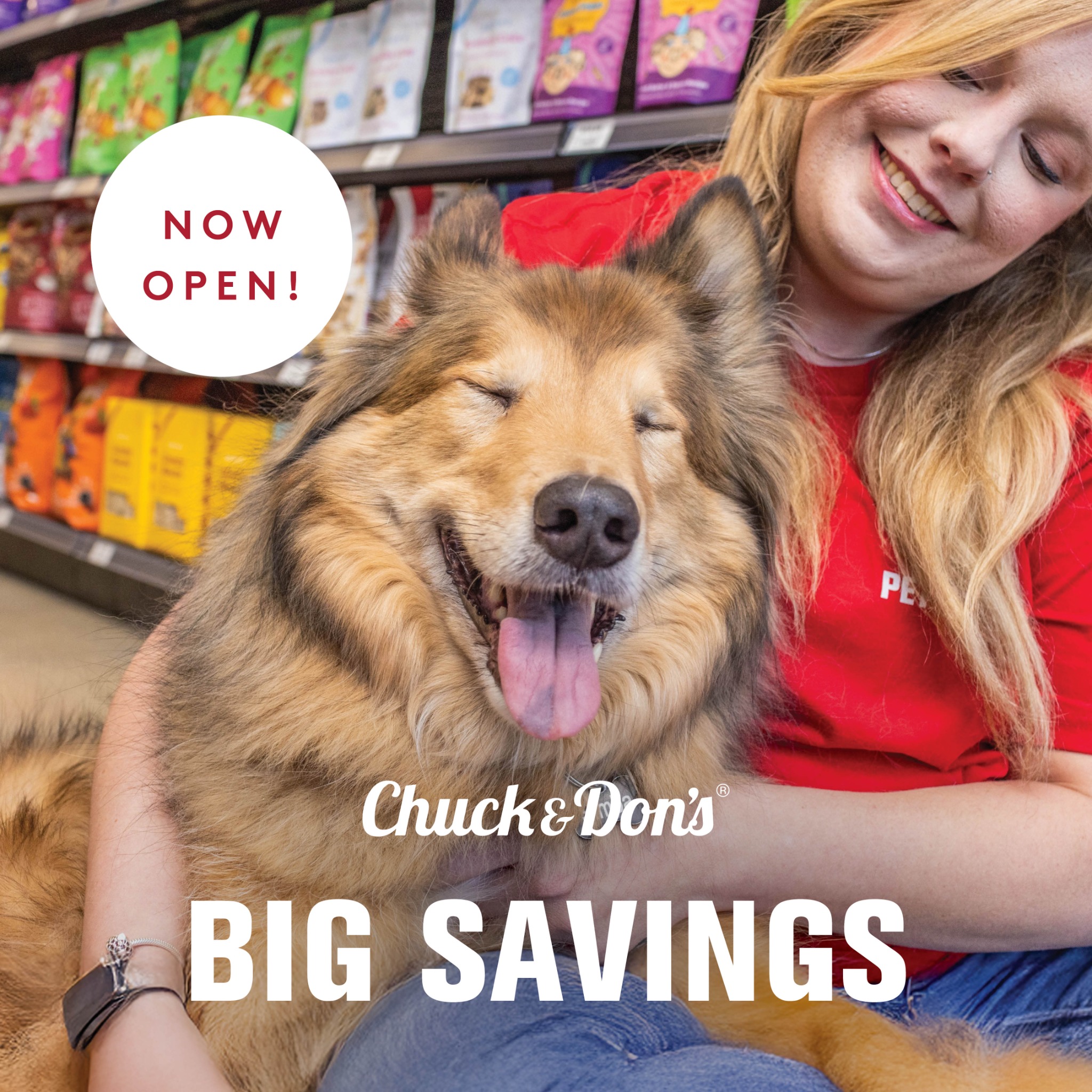 Chuck & Don's Pet Food & Supplies Facebook ad