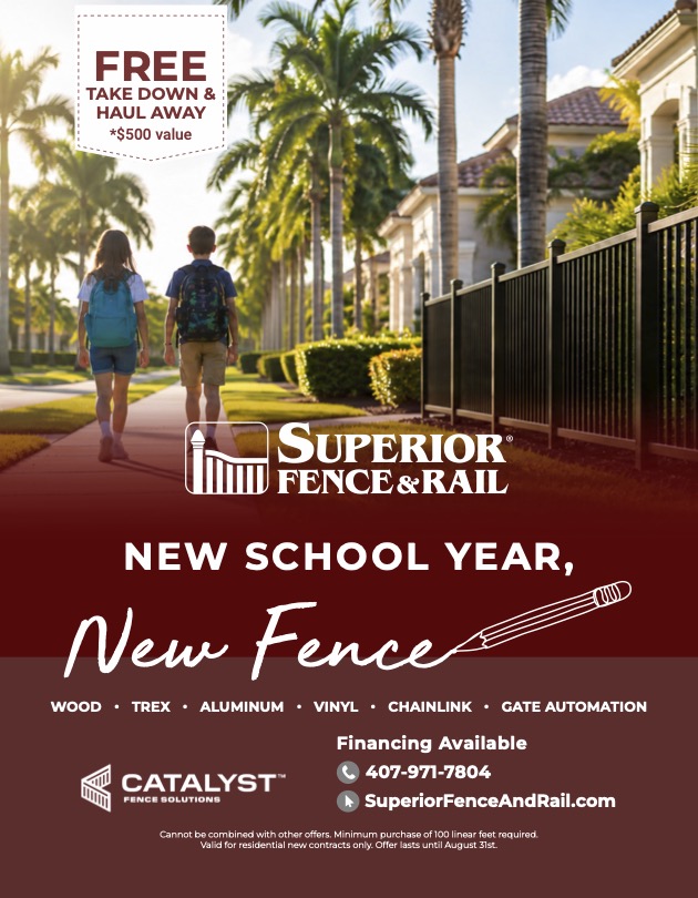 Superior Fence & Rail of Oviedo Facebook ad: New School Year, New Fence