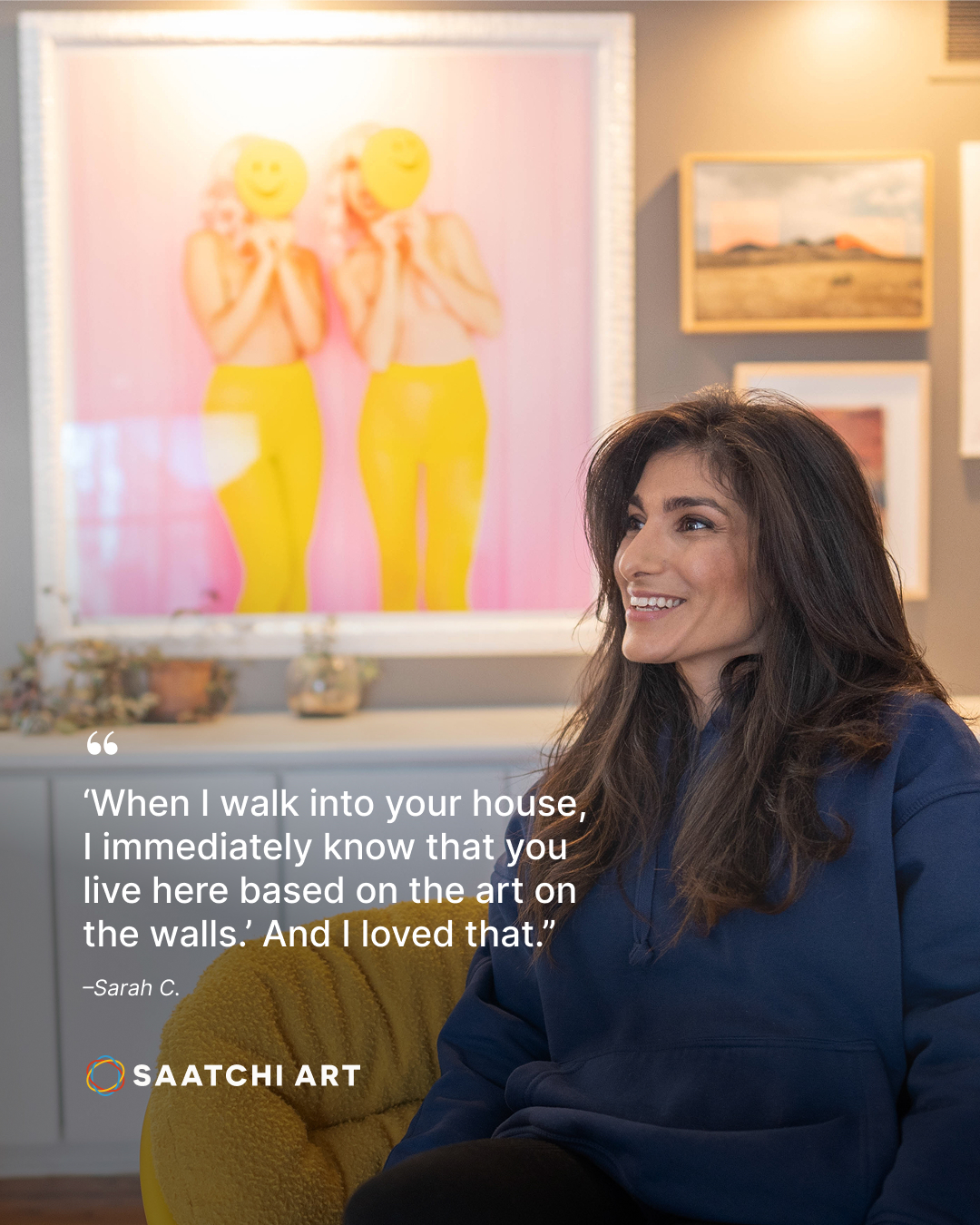 Saatchi Art Facebook ad