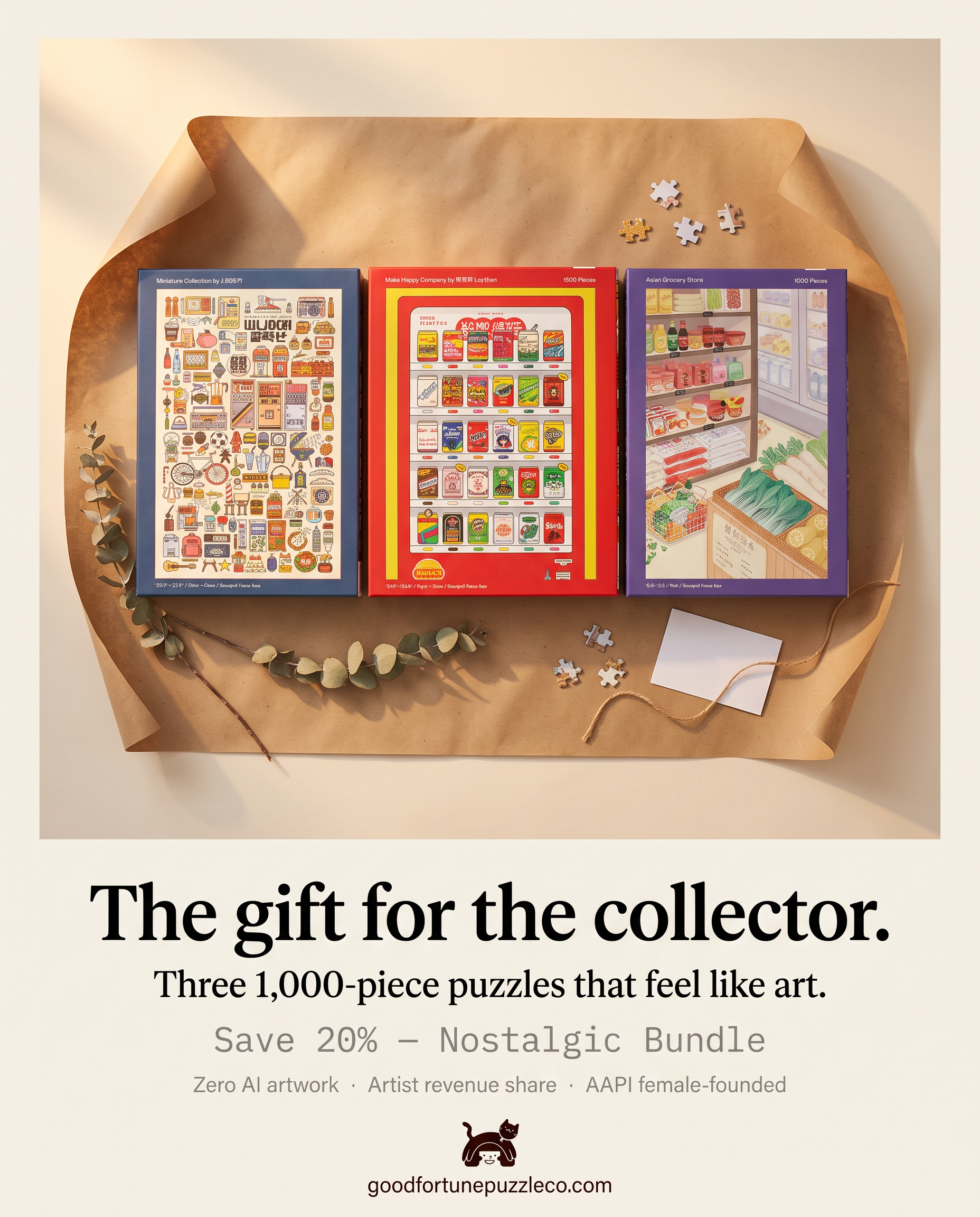 Good Fortune Puzzle Co Facebook ad