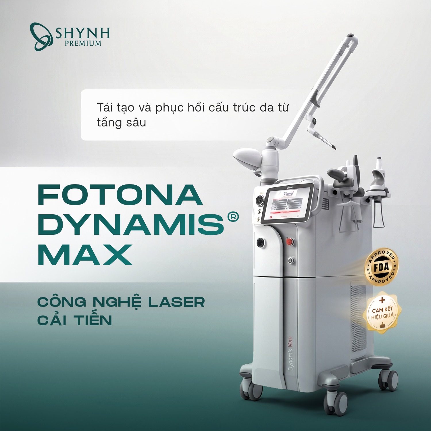 Shynh Premium Facebook ad: F5 LÀN DA KÉM SẮC VỚI FOTONA DYNAMIS…