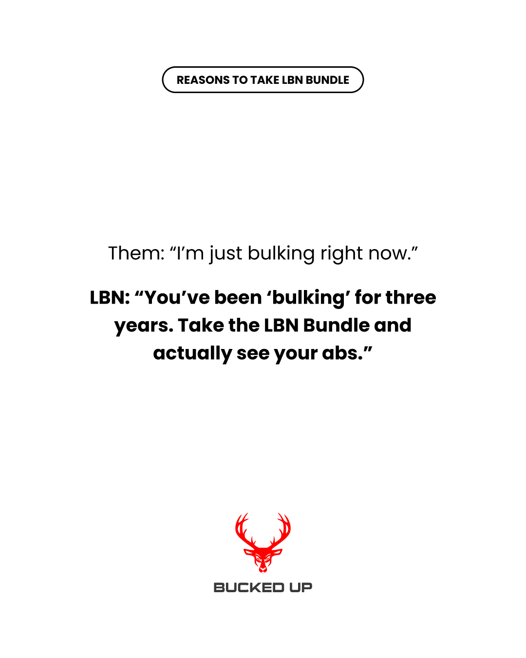 Bucked Up Facebook ad