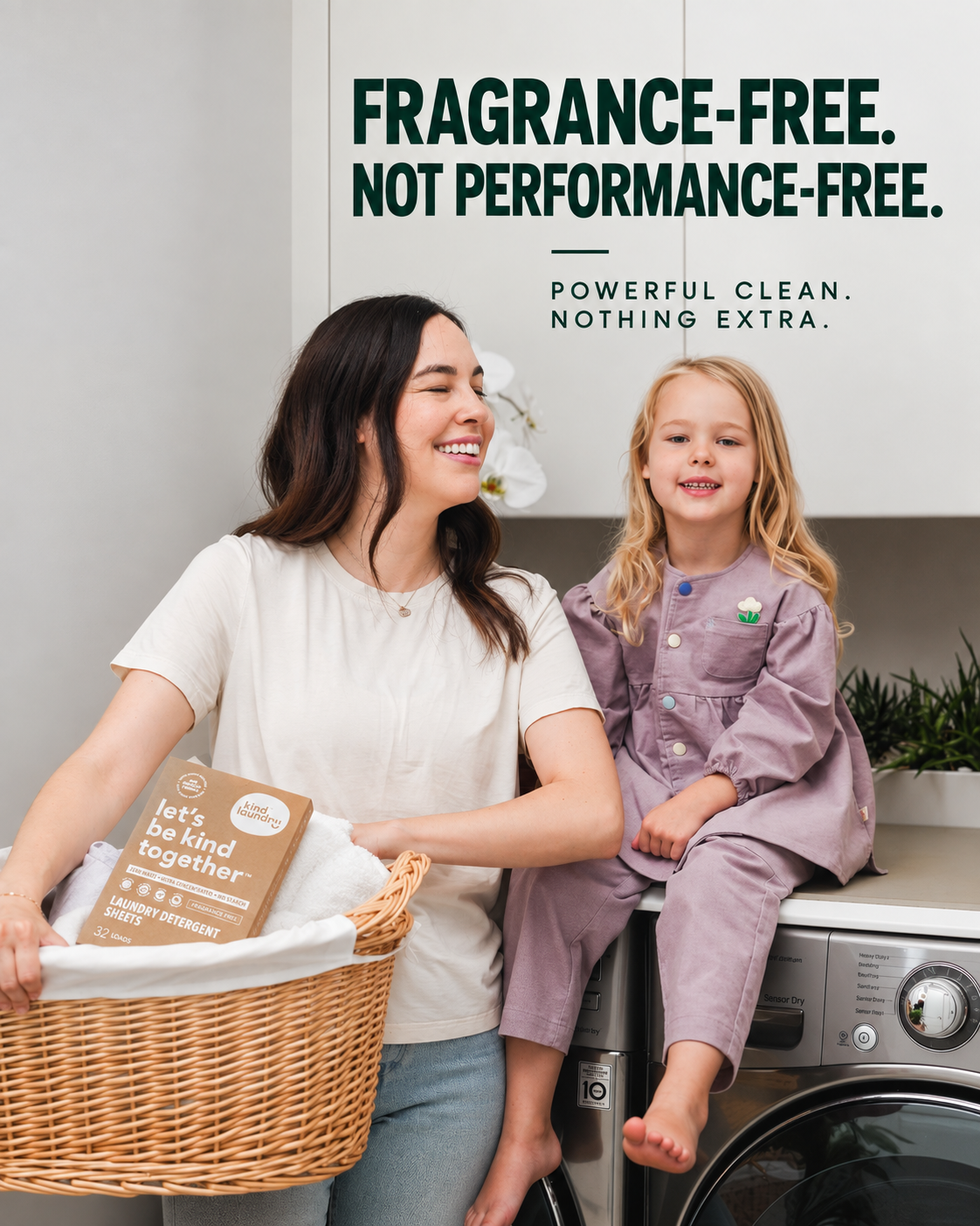 Kind Laundry Facebook ad: EWG Verified Clean, Without the Scent or the Compromise