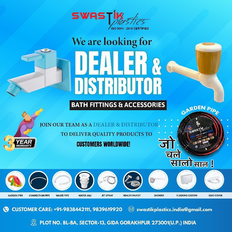 Swastik plastic Facebook ad: Leading manufacturers of top quality garden pipes and…