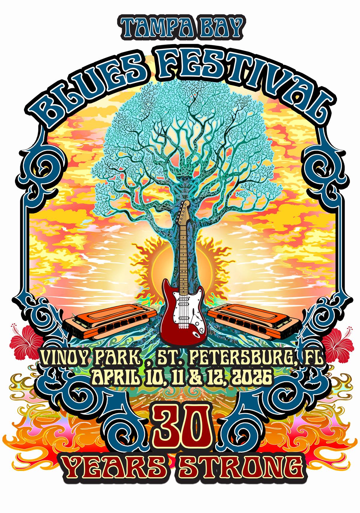 Tampa Bay Blues Festival Facebook ad: MOST FUN IN ST.