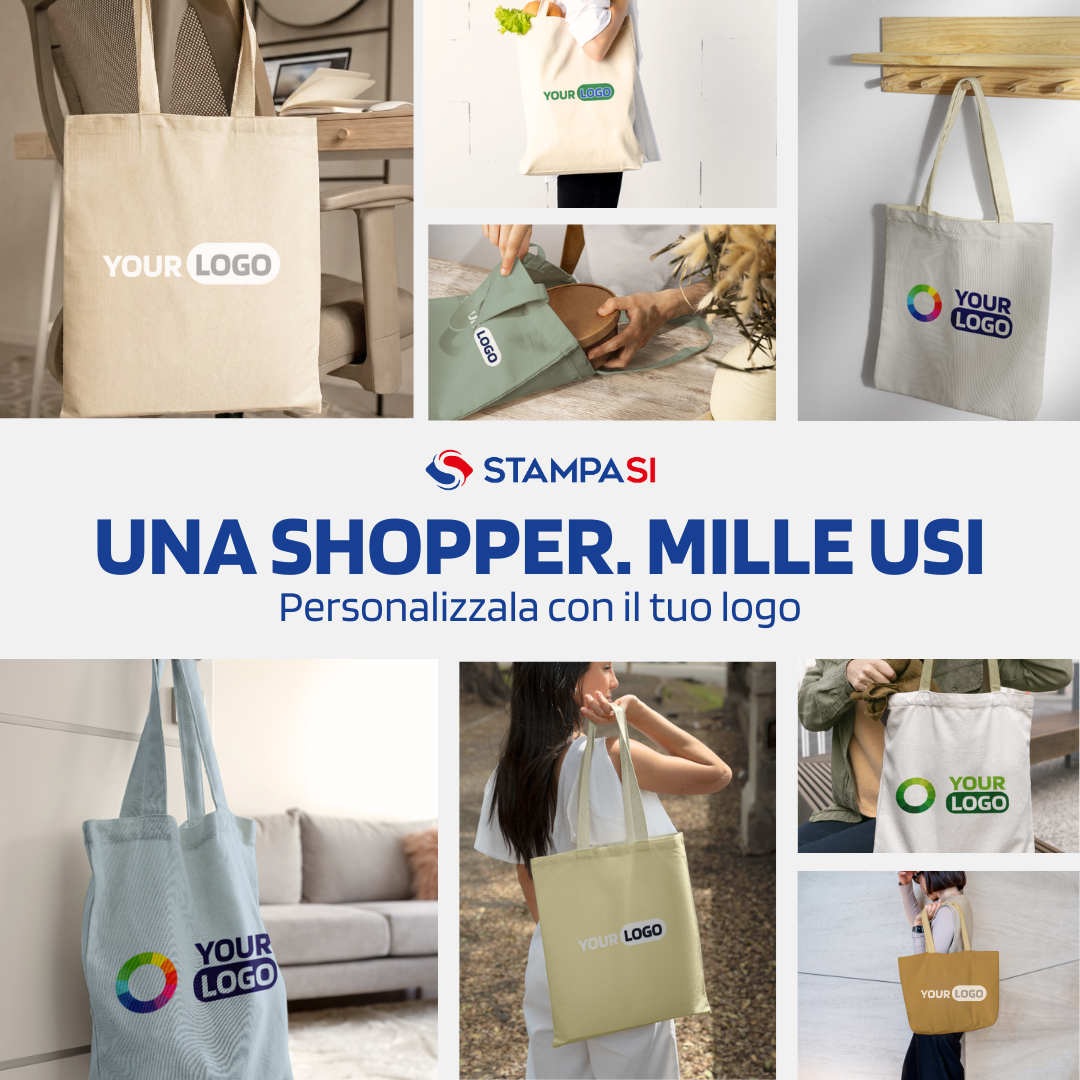 STAMPASI Facebook ad: Le shopper che si usa ogni giorno