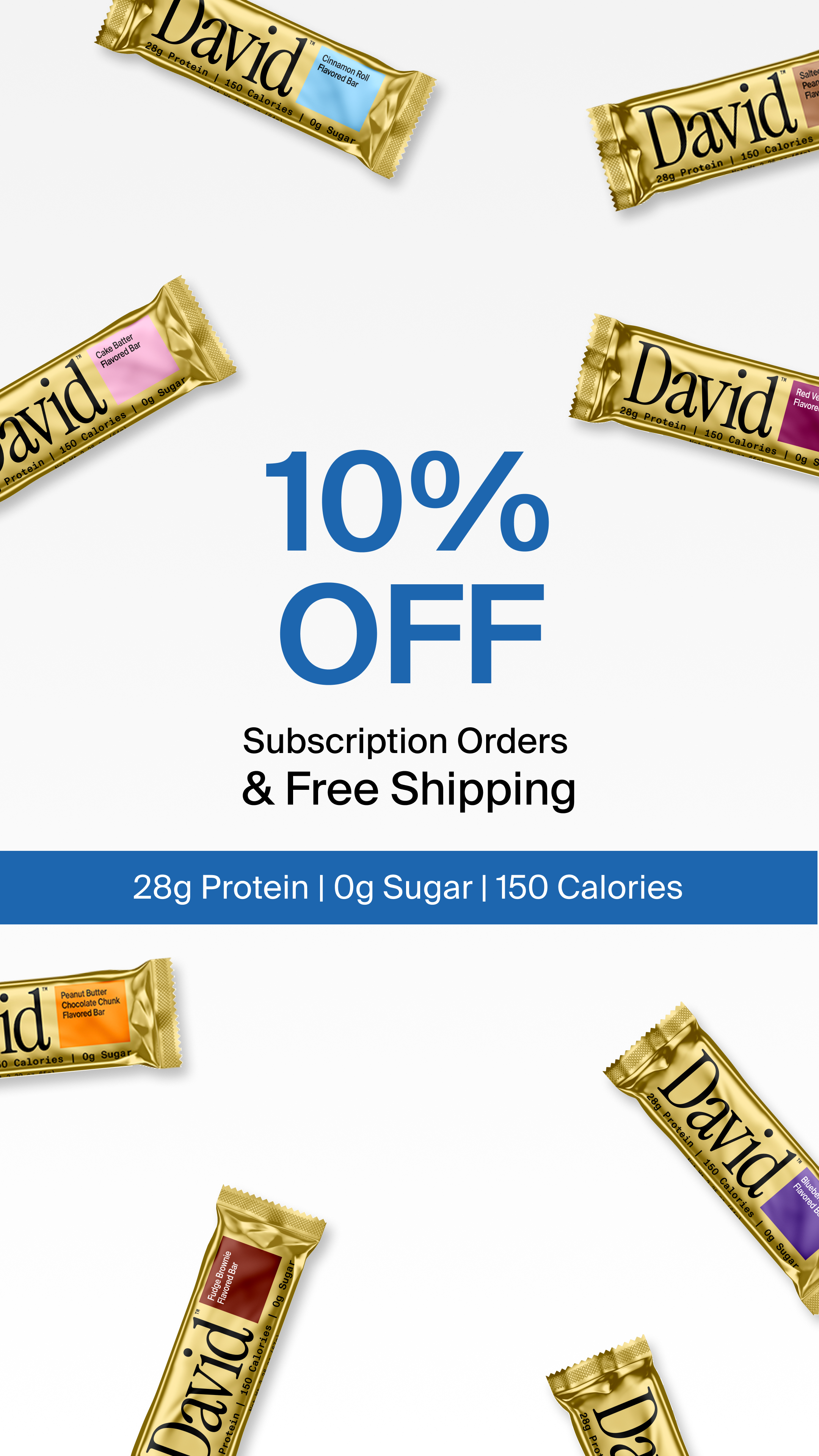 David Protein Facebook ad