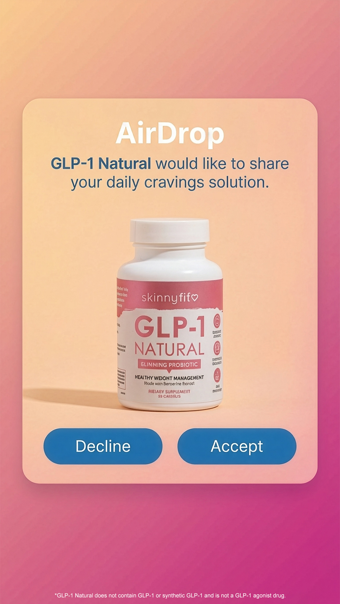 Healthy Living Facebook ad
