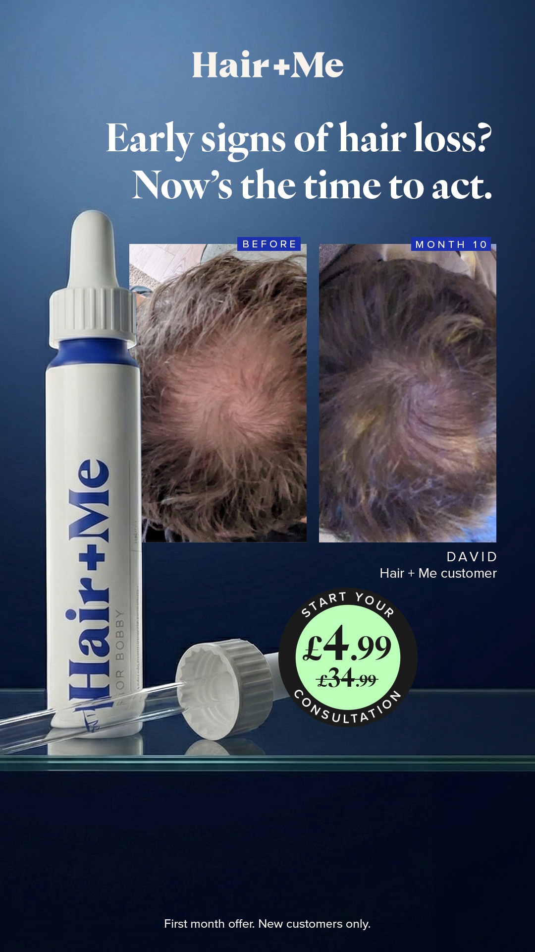 Hair + Me Facebook ad: Get growing this summer for just £4.99