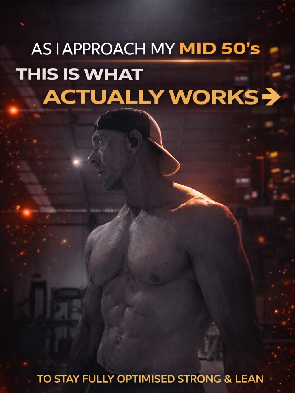 The Stronger at 50 Project Facebook ad: MOST MEN OVER 40 ARE FOLLOWING A RULEBOOK…