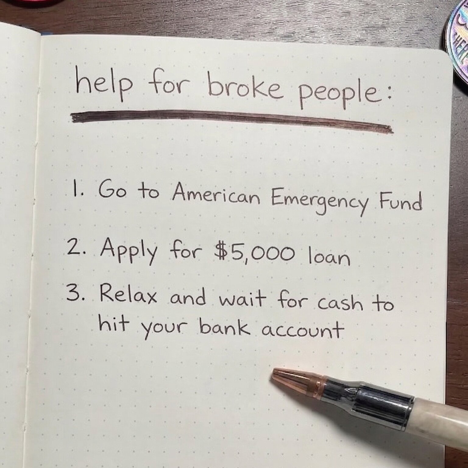 American Emergency Fund Facebook ad