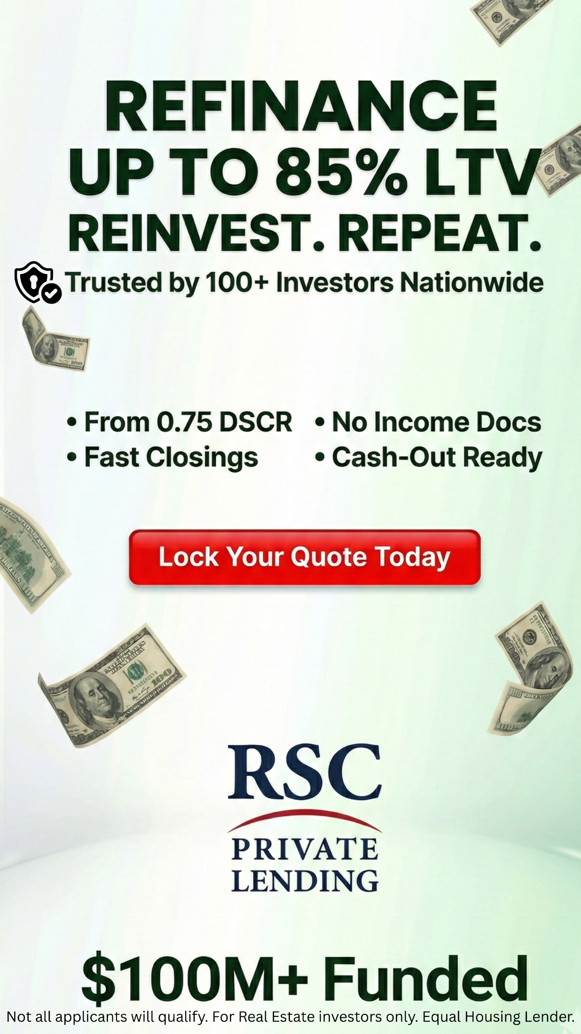RSC Private Lending Facebook ad from Feb 26, 2026