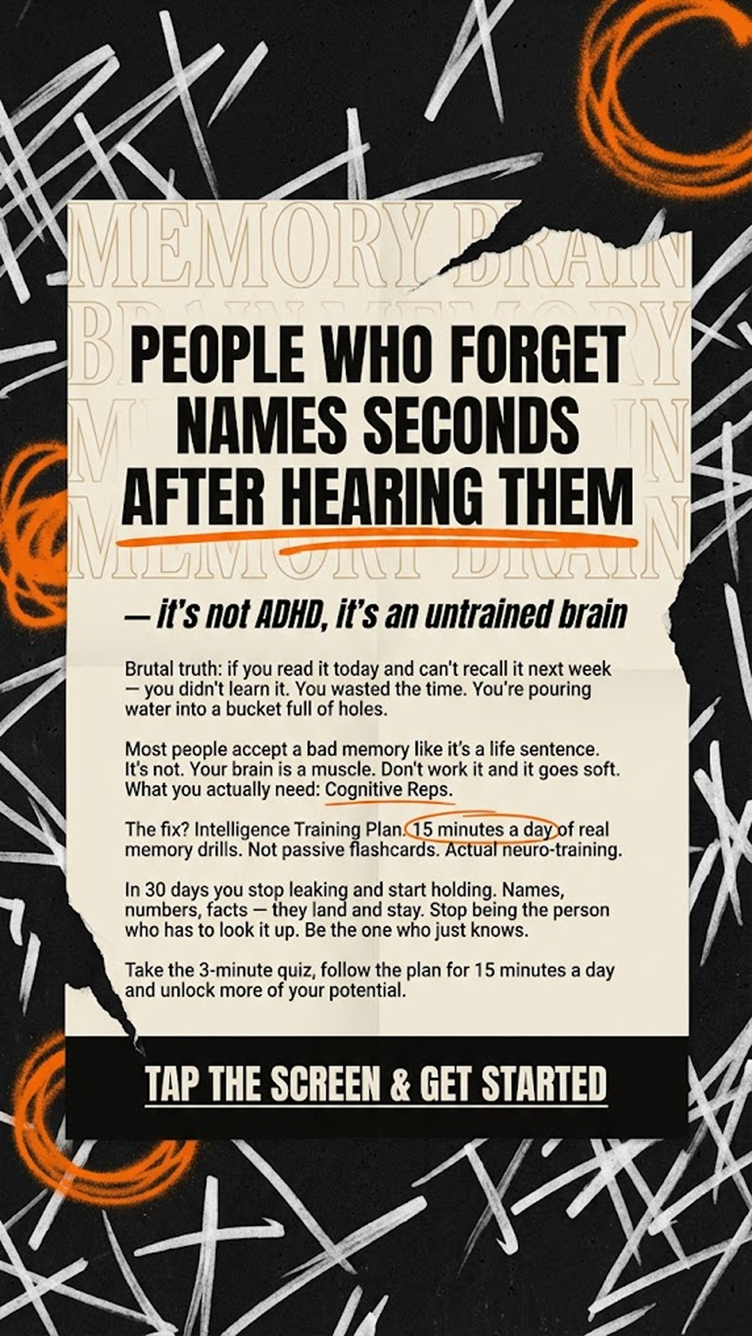 Rewire your ADHD brain Facebook ad