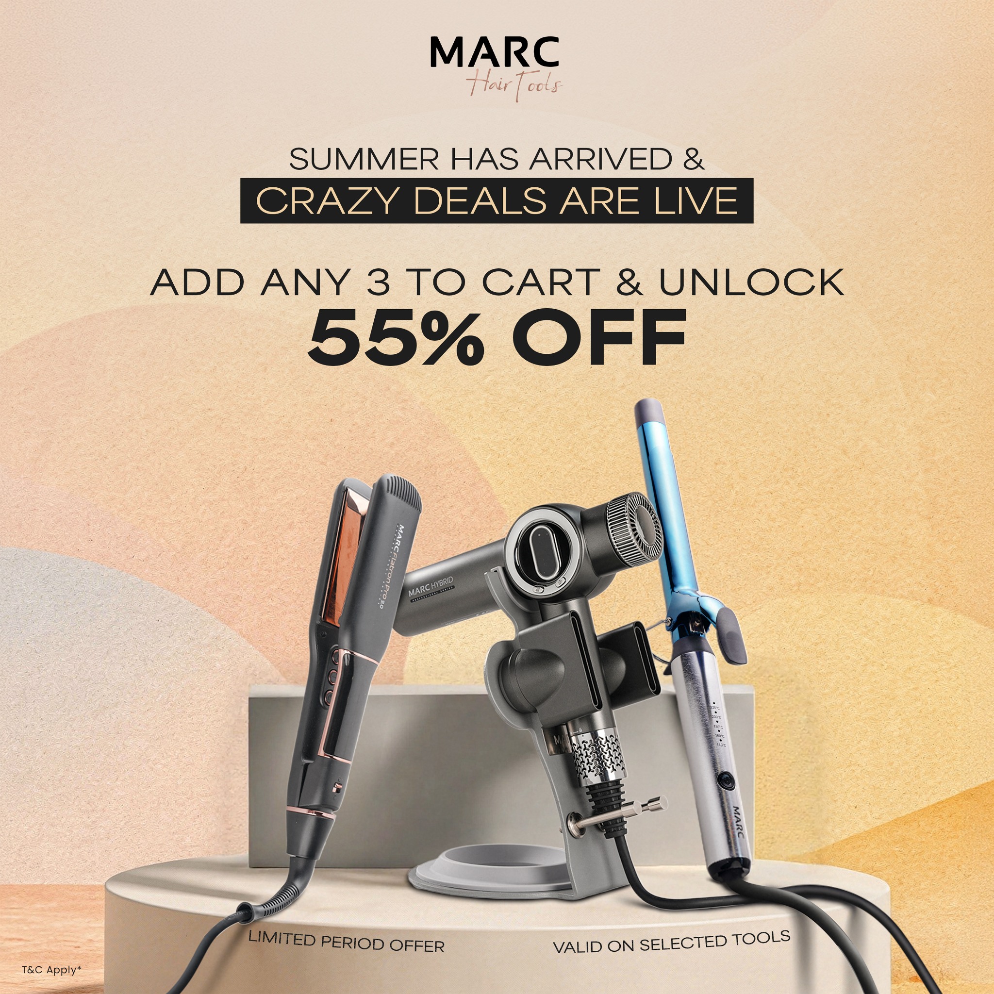 MARC HAIR TOOLS  Facebook ad