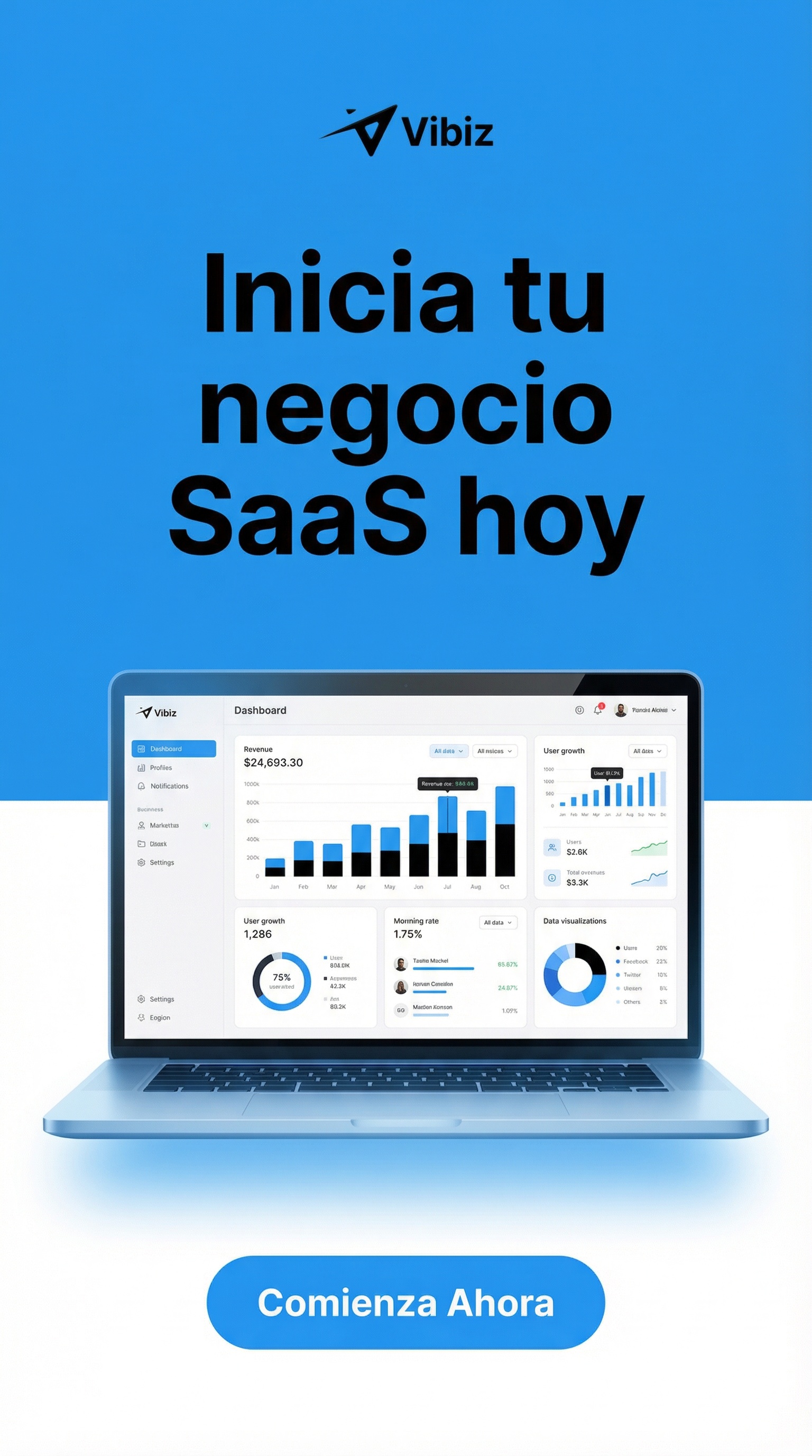Vibiz Facebook ad