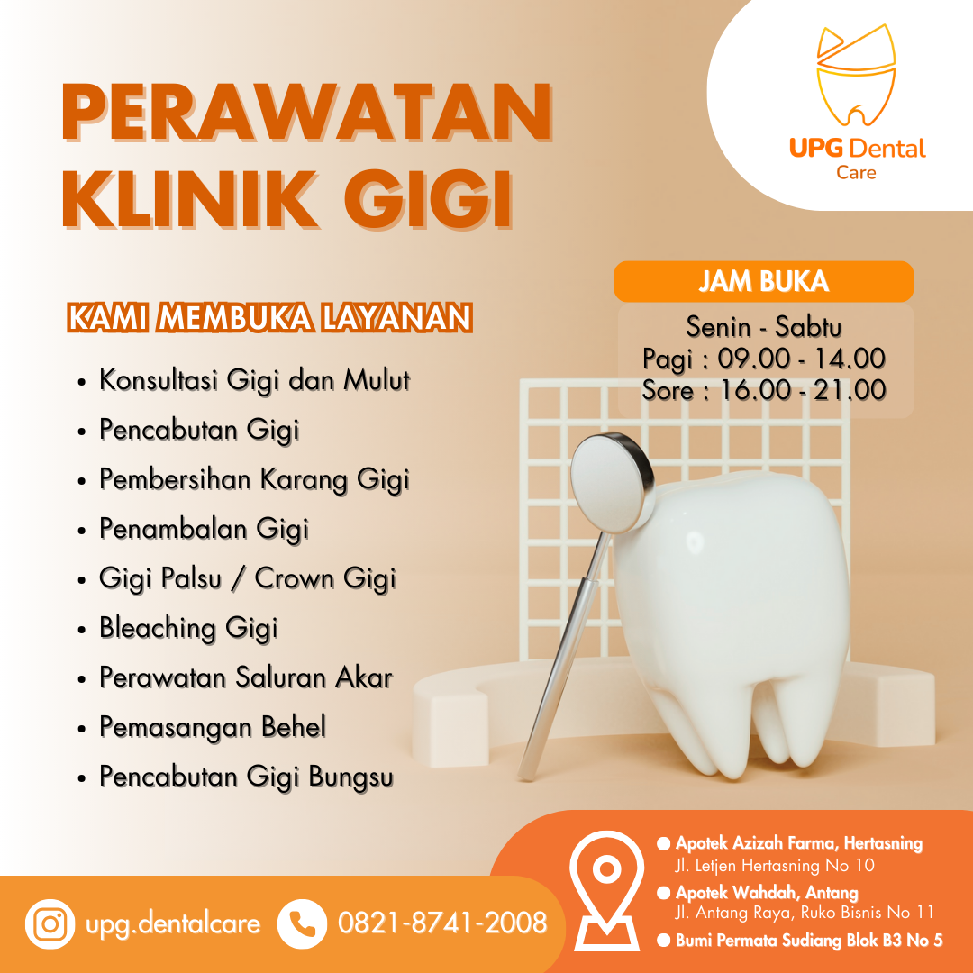 Upg Dental Care Sudiang - Praktek Dokter Gigi Facebook ad: Mari mengobrol bersama kami!