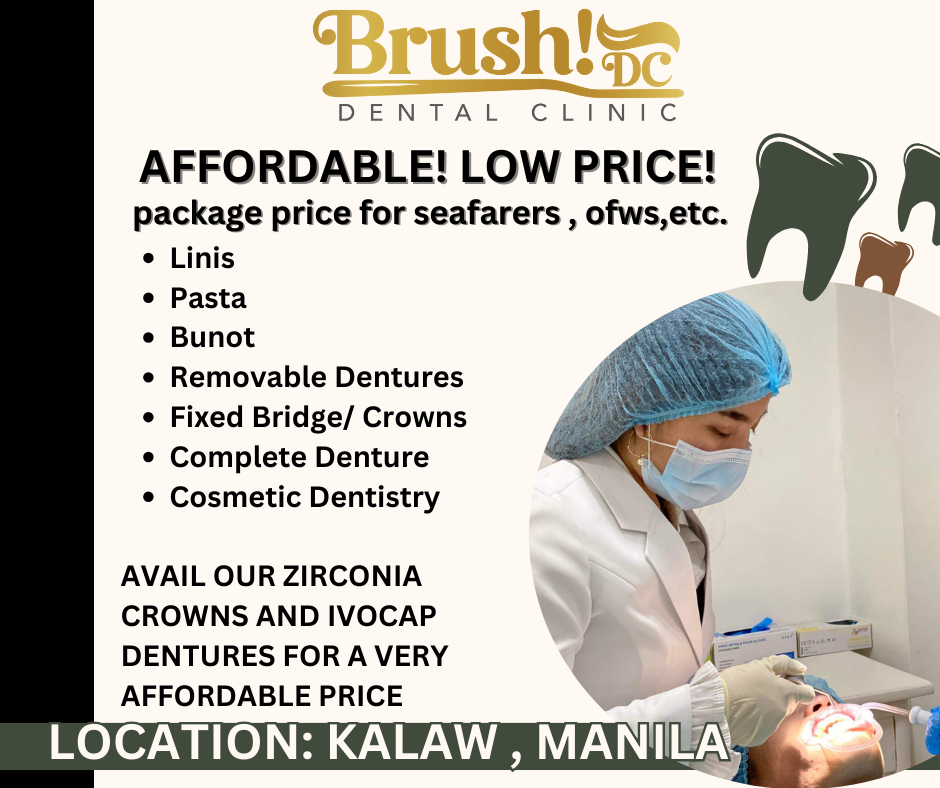 Brush DC Dental Clinic Kalaw Facebook ad from Nov 12, 2025