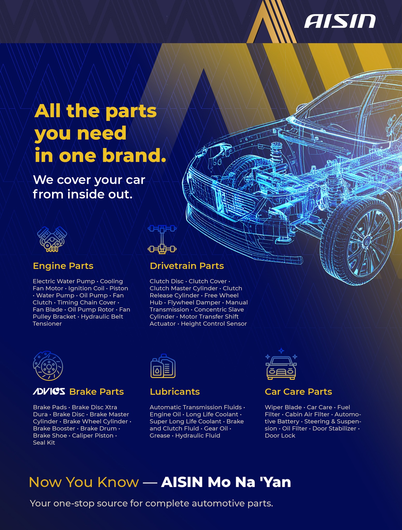 AISIN Philippines Facebook ad