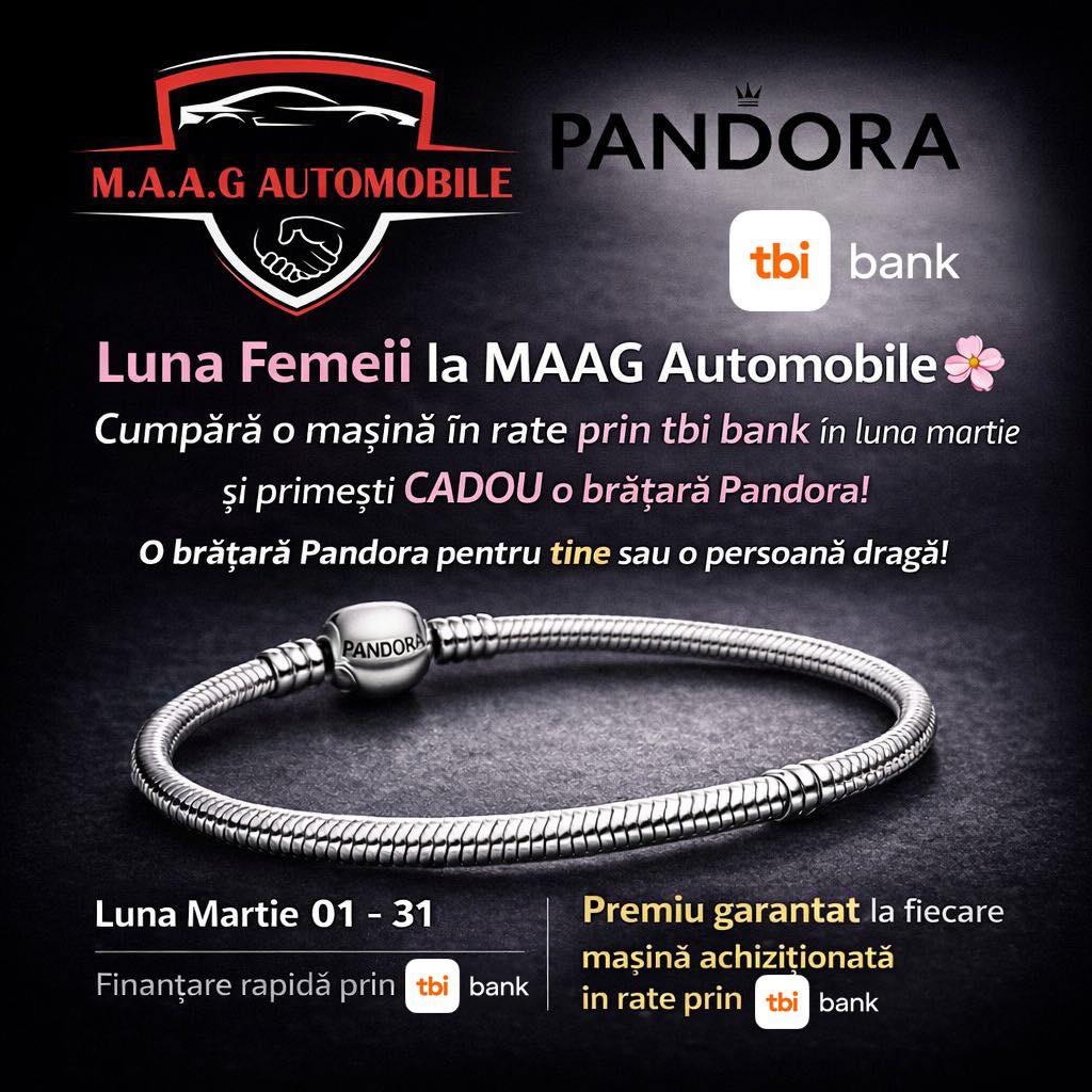 MAAG Automobile - Mașini în rate Facebook ad: Luna Femeii la MAAG Automobile!