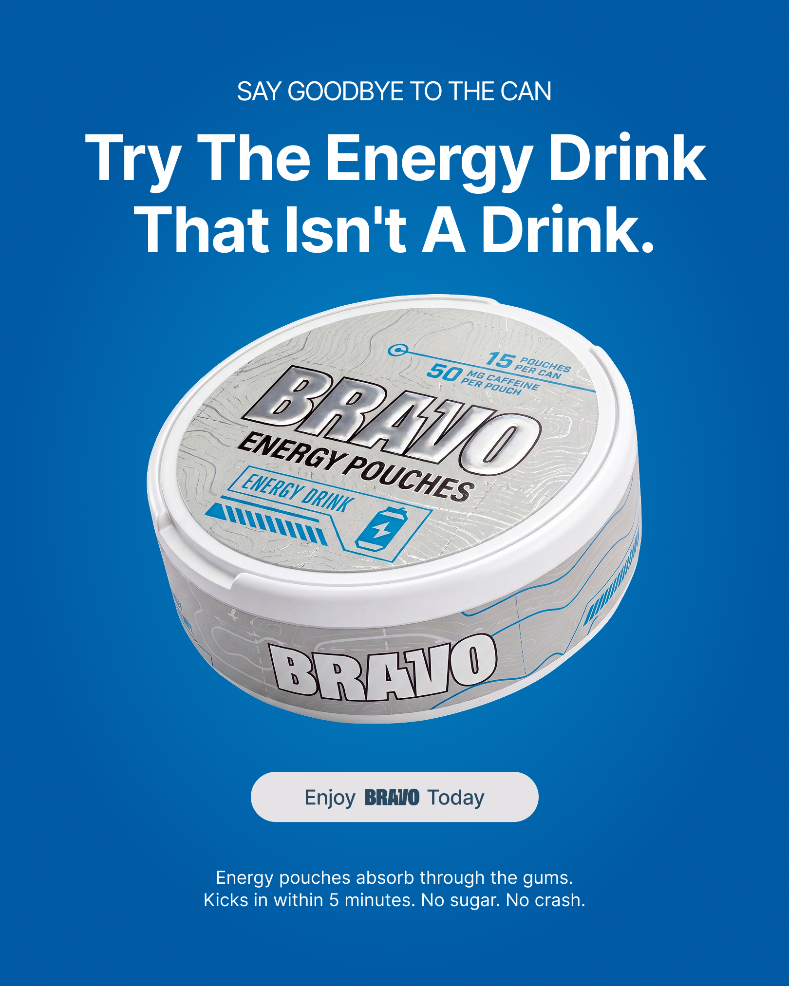BRAVO Energy Pouches Facebook ad