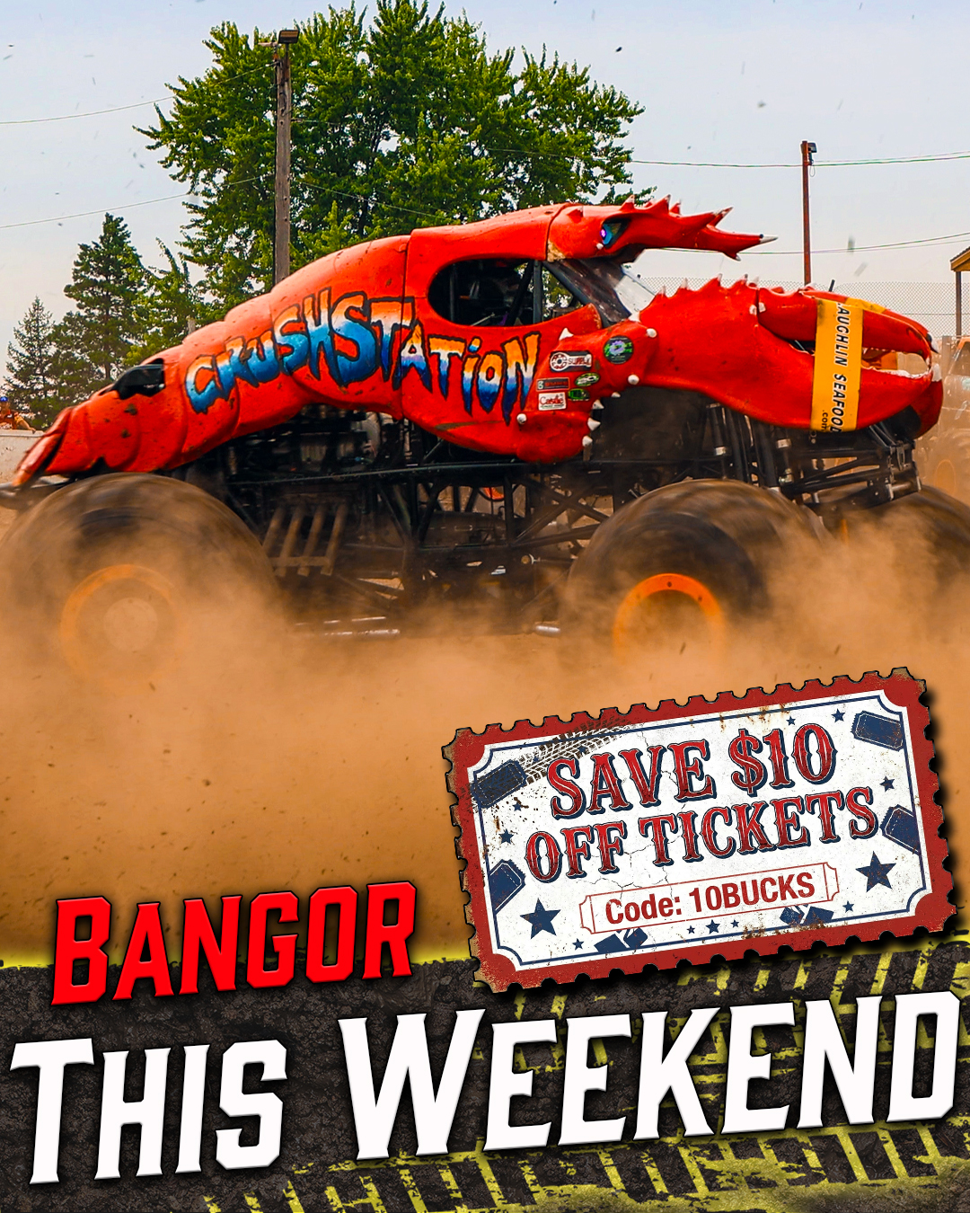 All Star Monster Truck Tour Facebook ad