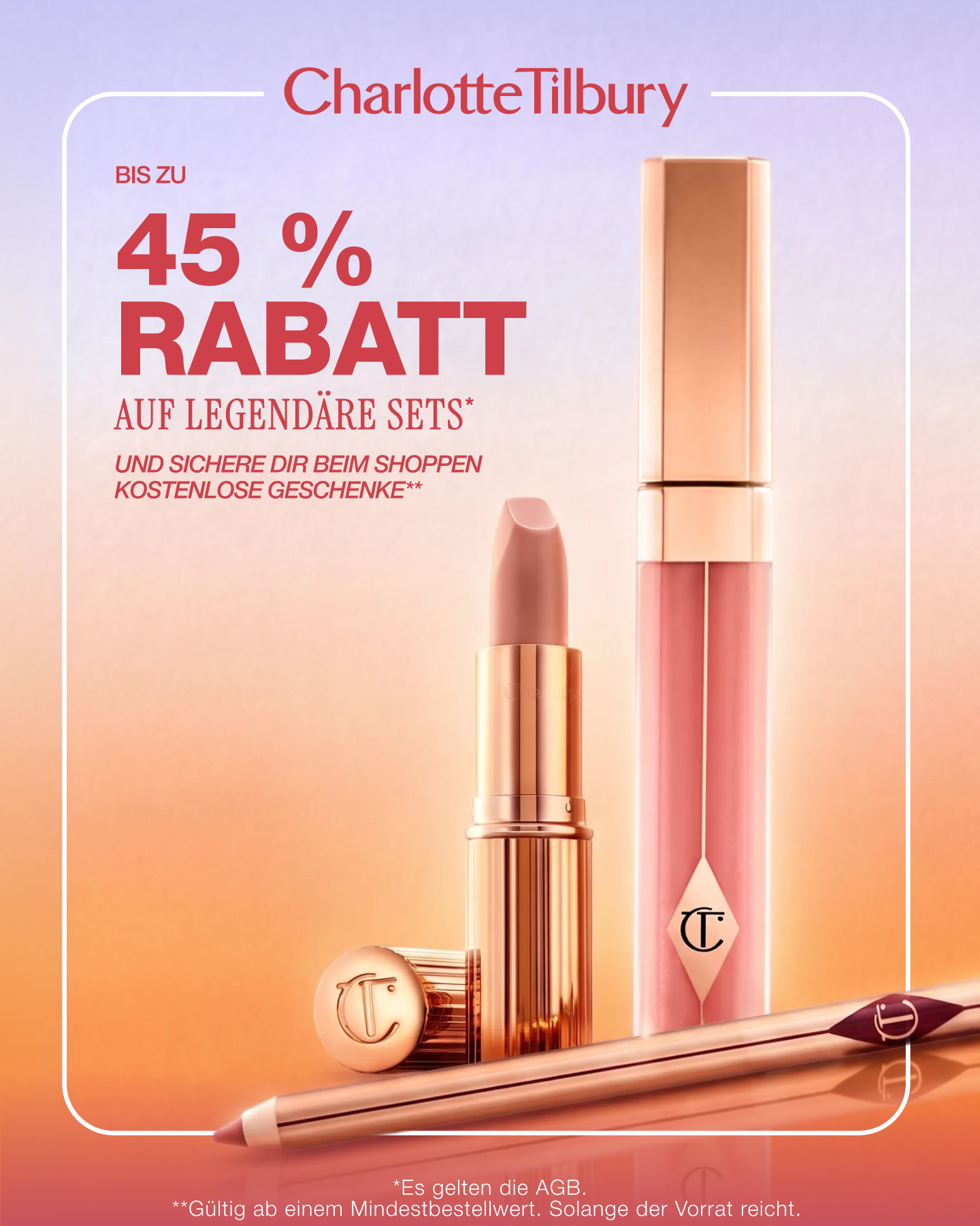 Charlotte Tilbury Facebook ad