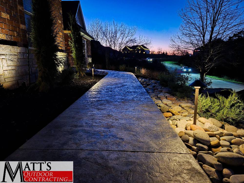 Matt's Outdoor Contracting LLC Facebook ad: Exceptional properties demand Exceptional Outdoor Spaces.