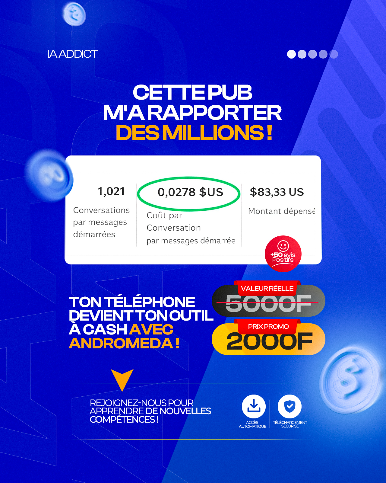 Saran / IA Addict Facebook ad: Lancer des Publicités Rentables sur Téléphone avec la…