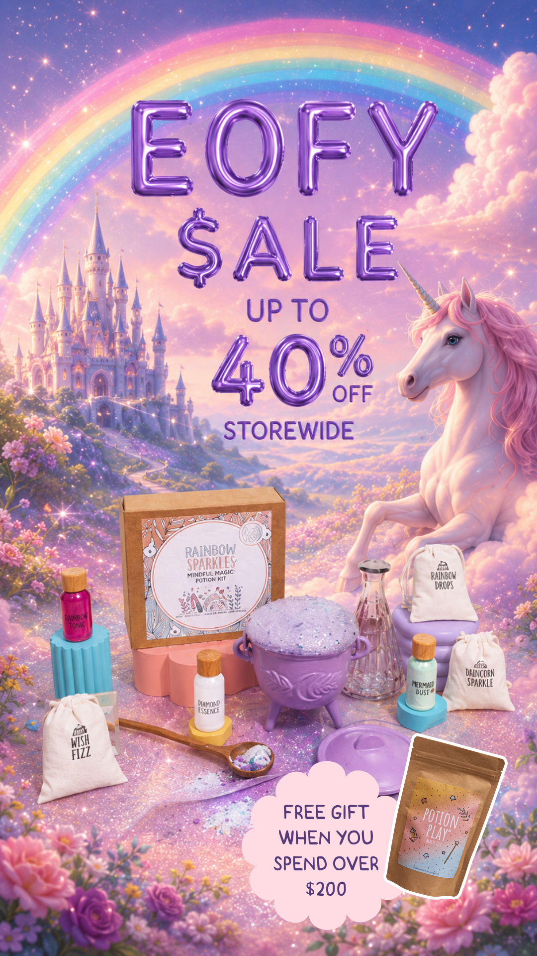 The Little Potion Co Facebook ad