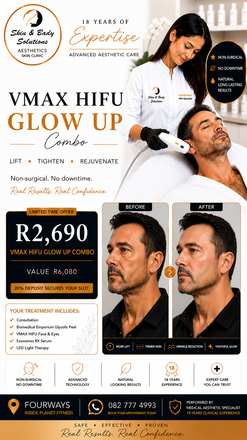 Skin & Body Solutions - Aesthetics Skin Clinic Facebook ad