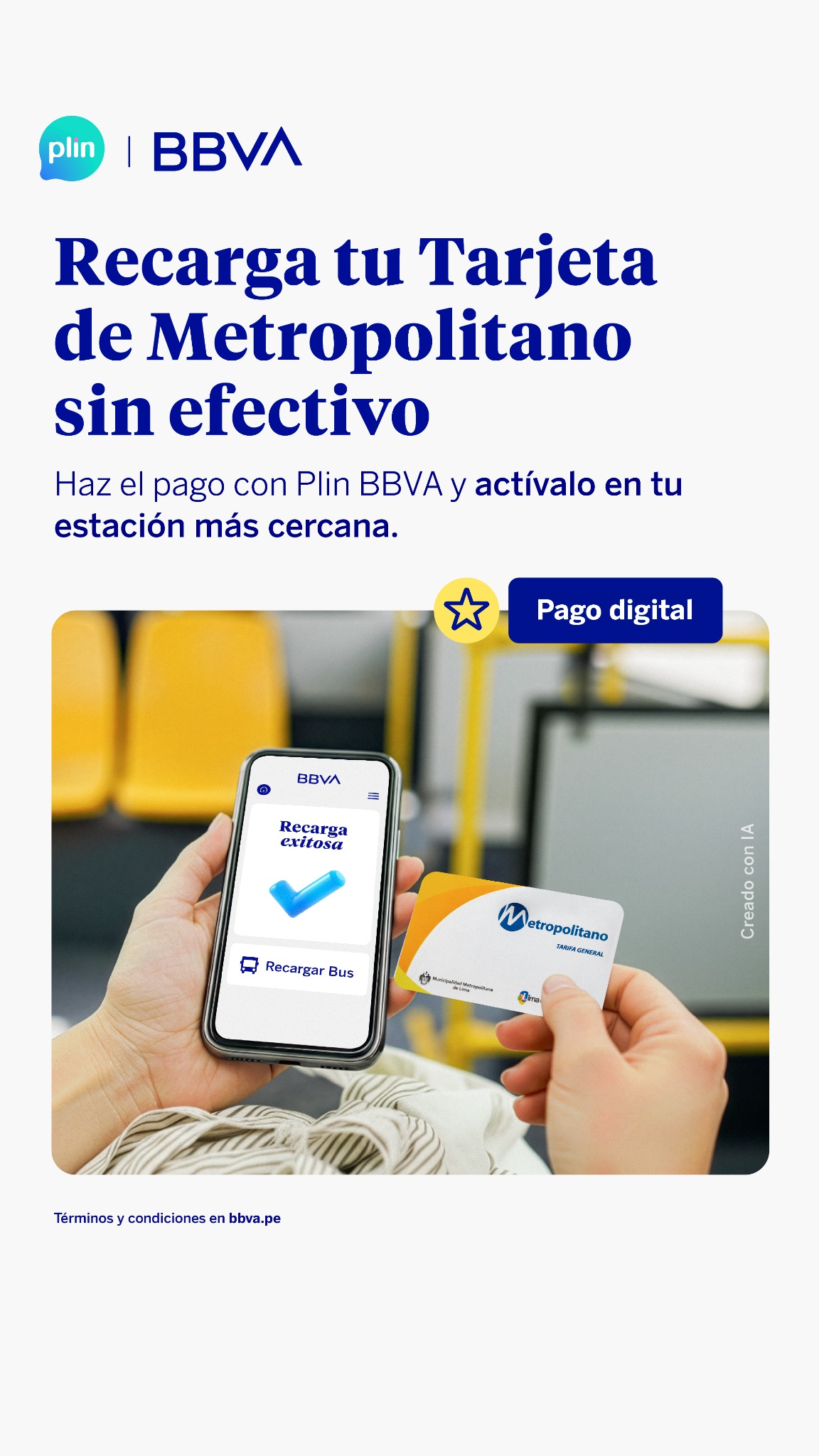 BBVA Facebook ad: Plin BBVA