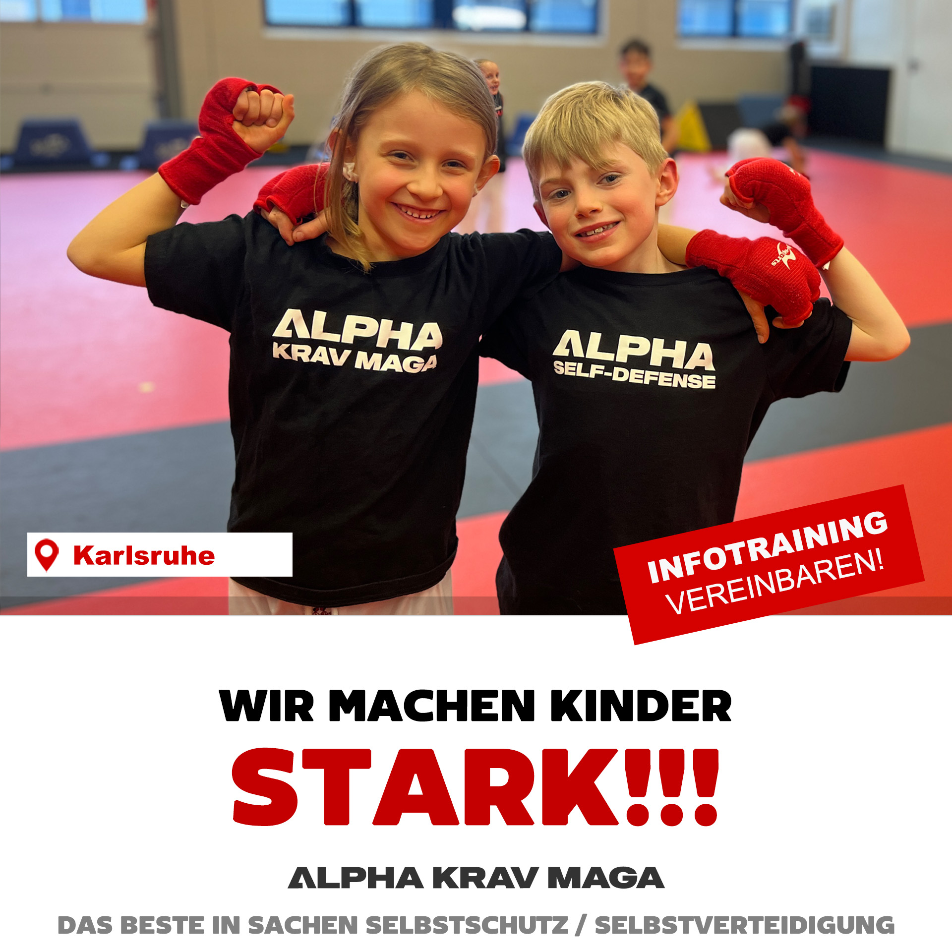 ALPHA Facebook ad: ALPHA! Deine Profis in Sachen Selbstschutz /…