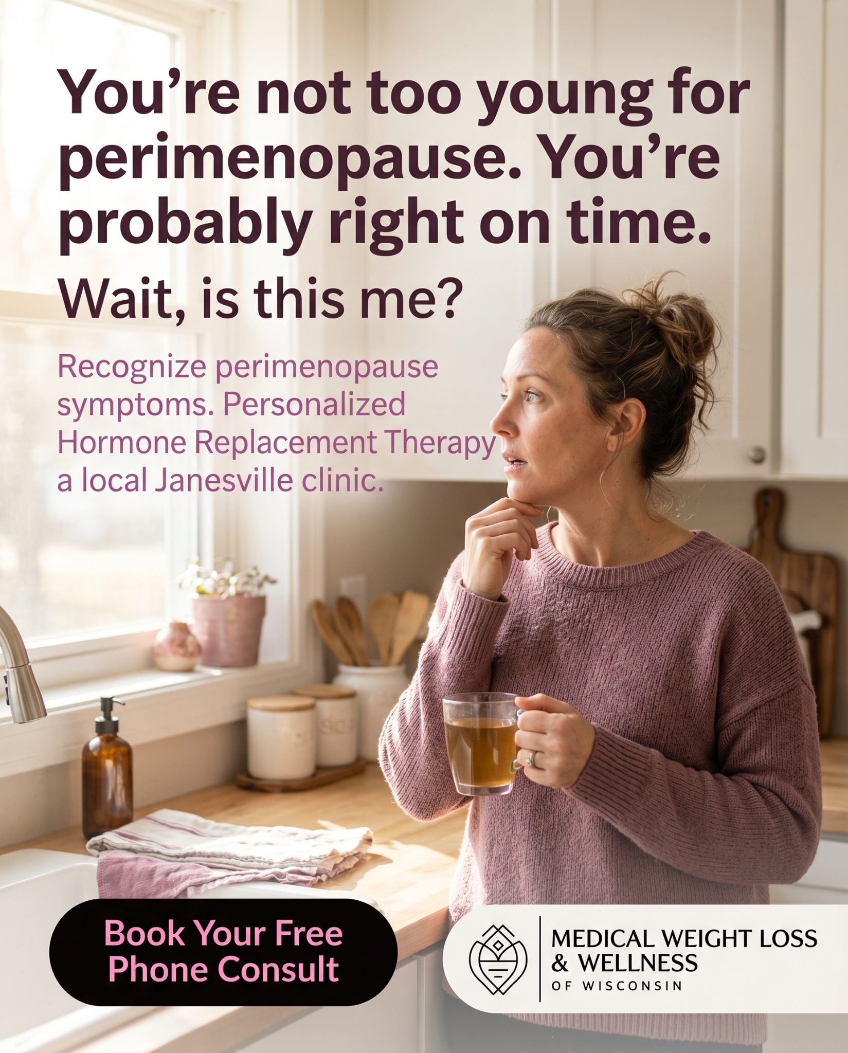 Medical Weight Loss and Wellness of Wisconsin Facebook ad: Book a Free Call to Learn More
