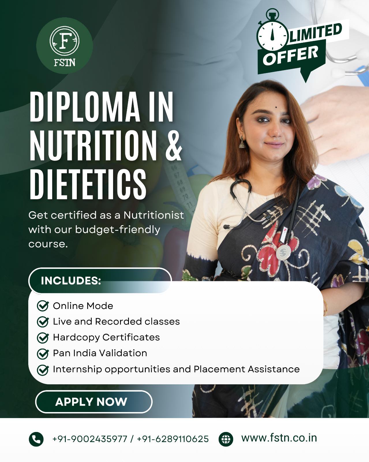 Food Science, Technology and Nutrition - FSTN Exploration Foundation Facebook ad: Ready to Build a Career in Nutrition, Food…